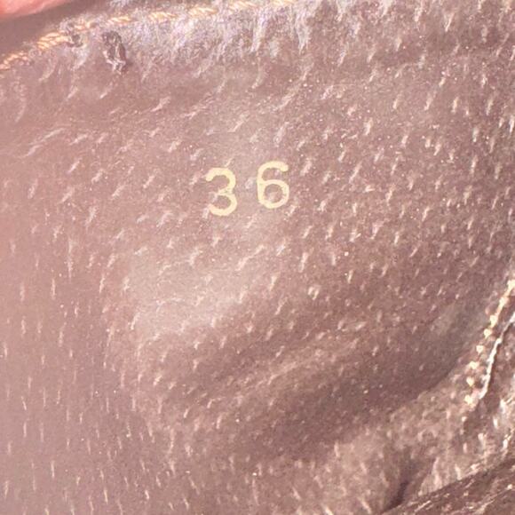 Barneys New York Gray Suede Heeled Mid-Calf Boots Women's US 6 Made in Italy - Picture 6 of 7